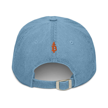bitcoin babe denim hat