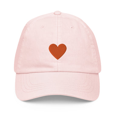 Orange Heart Pastel Hat