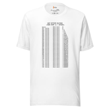 next bitcoin halving t-shirt