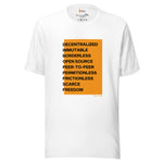properties of bitcoin t-shirt