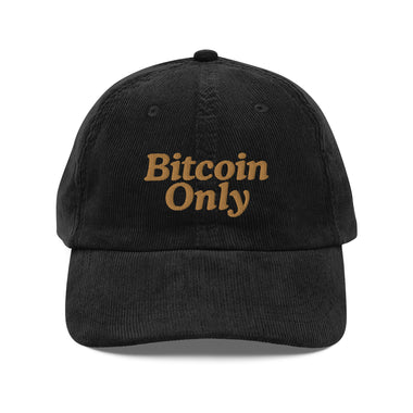 Bitcoin Only Corduroy Cap