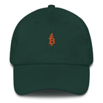 Bitcoin Liberty Dad Hat - Bitcoin Logo Embroidered Dad Hat I Forest Bitcoin Logo Embroidered Dad Hat