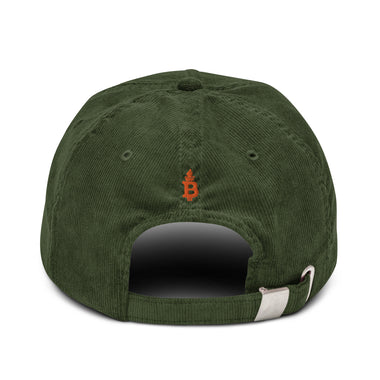 bitcoin corduroy hat