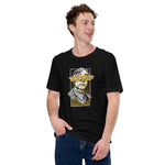 We Are All Satoshi T-Shirt : Yellow Bitcoin T-shirt for Men & Women