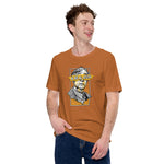 We Are All Satoshi T-Shirt : Yellow Bitcoin T-shirt for Men & Women