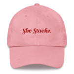 she stacks dad hat