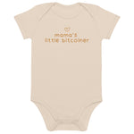 Mama's Little Bitcoiner Organic Baby Bodysuit