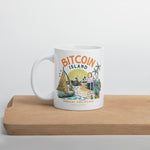 Bitcoin Island Glossy Mug