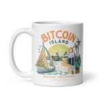 Bitcoin Island Glossy Mug