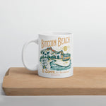 Bitcoin Beach Glossy Mug