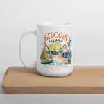 Bitcoin Island Glossy Mug