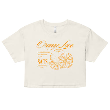 Orange Love Crop Top