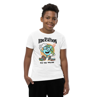 bitcoin education youth t-shirt